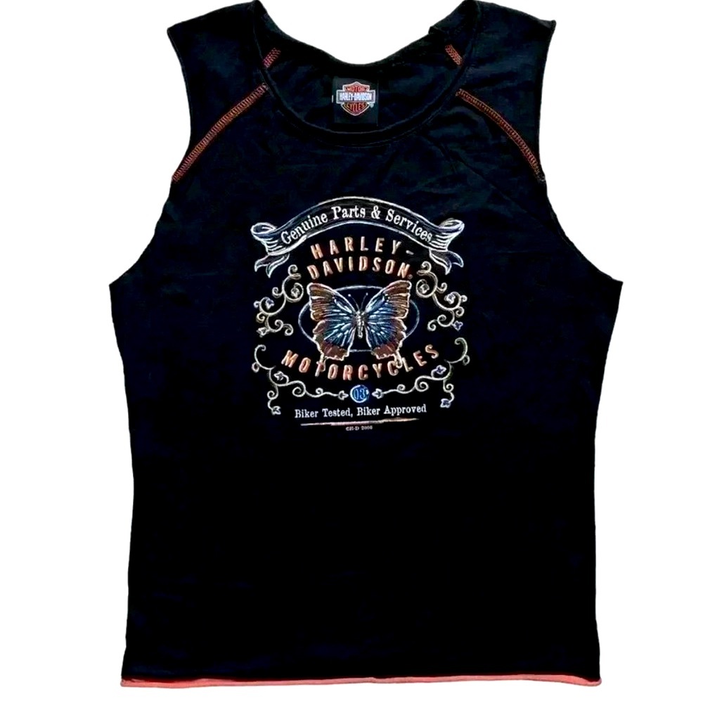 🦋Harley Davison butterfly tank🦋